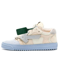 Off-White Floating Arrow Low-Top Sneakers 'Beige Blue' OMIA244F23LEA0014061
