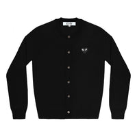 (WMNS) COMME des GARCONS PLAY Knit Cardigan Black Emblem 'Black' AZ-N023-051-1
