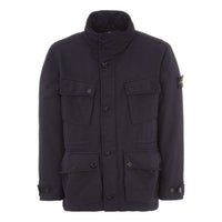 STONE ISLAND Logo-Patch Buttoned Jacket 'Black' 771541249-V0020