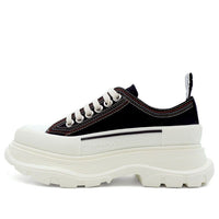 (WMNS) Alexander McQueen Tread Slick Lace Up Sneaker 'Denim Black' 657579W4L3M1355
