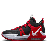 (GS) Nike LeBron Witness 7 Basketball Shoes 'Black University Red White' DQ8650-005