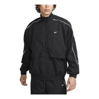 Nike Solo Swoosh Woven Track Jackets 'Black' FB8622-010