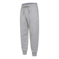adidas Essentials Single Jersey Tapered Cuff Pants 'Grey' IC9419