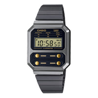 CASIO General VINTAGE Japan / South Korea Fashion Waterproof Black Digital A100WEGG-1A2