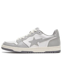 A Bathing Ape Court Sta Low 'White Gray' 1G70-191-033