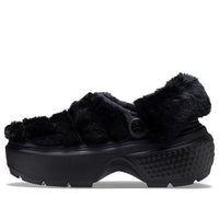 (WMNS) Crocs Stomp Quilted Clogs 'Black' 208938-001