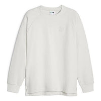 PUMA Popular Series Classics Textured Crew Neck Shirt 'White' 625299-17