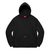 Supreme Micro Logo Hooded Sweatshirt 'Black' SUP-SS22-605