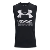 Under Armour Velocity Graphic Sleeveless Shirt 'Black White' 1362303-001