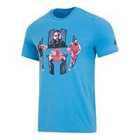 adidas Harden Logo T-shirt 'Blue' HS4327