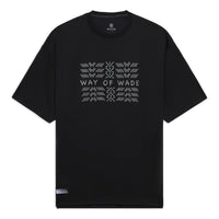 Li-Ning Way Of Wade Graphic Loose Fit T-shirt 'Black Grey' AHSS431-1