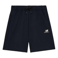 New Balance Logo Cotton Shorts 'Black' 5VD24213-BK