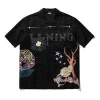 Li-Ning Graphic Shirt 'Black' ASHU047-2