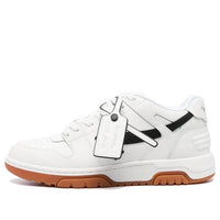 Off-White Out Of Office Low Leather Sneaker 'White Black' OMIA189F23LEA0030110