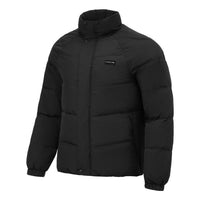 Li-Ning Logo Training Short Down Jacket 'Black' AYMT059-1