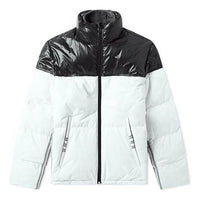 Men's adidas originals x alexander wang Crossover Translucent Ripstop Contrast Color Stitching Mint Green Down Jacket DT9504