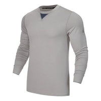 New Balance Men's New Balance Round Neck Forked Long Sleeves Gray MT13290-AG