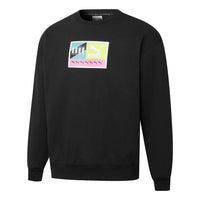 PUMA Brand Love Multiplacement Crew Sweatshirt 'Black' 535326-01