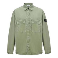 STONE ISLAND Old Treatment Shirt 'Green' 7815115WN-V0155