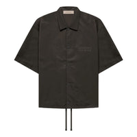 Fear of God Essentials FW22 SS Nylon Shirt 'Off Black' FOG-FW22-626