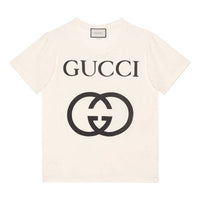 Gucci Interlock G Large Short Sleeve Unisex Creamy White 493117-X3Q35-7561