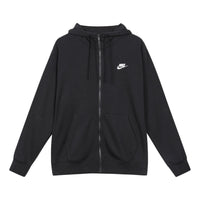 Nike Sweet Shirt Parka French Terry Full Zip Hoodie Black BV2649-010