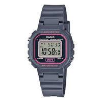 CASIO Waterproof Sports Unisex GrayPink Digital LA-20WH-8A