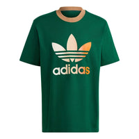 adidas originals Adicolor 70s Premium Trefoil T-shirt 'Dark Green' IP6969