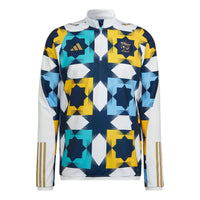adidas Algeria Training Top 'White Navy Yellow' HF1461