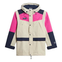 adidas originals Colorblock hooded track Jacket Creamy White GT1821