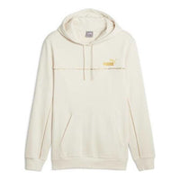 PUMA Luxe Crew Embroidered Logo Sports hoodie 'Beige' 680141-87