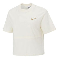 (WMNS) Nike Logo T-Shirt 'White' FQ7009-110
