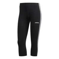 (WMNS) adidas 3-Stripes 3/4 Tights 'Black White' DZ8467