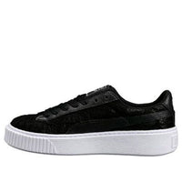 (WMNS) PUMA Basket Platform FO 'Black' 364091-02