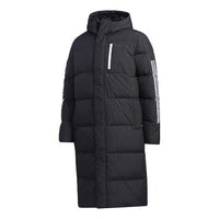 adidas neo Sports hooded down Jacket Black GJ8844