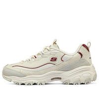 (WMNS) Skechers DLITES 1.0 'Beige Burgundy' 896145-NTBG