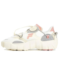 (WMNS) FILA FUSION Athletics Sneakers 'White Grey' T12W321201FGS