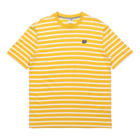PUMA Downtown Strlped Stripe Round Neck Short Sleeve Gold Color 597457-25