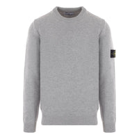 STONE ISLAND Wool Crewneck Sweatshirt 'Grey' 7915508A3-V0M64
