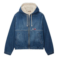 Stussy Denim Sherpa Work Jacket 'Blue' 115725