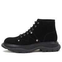(WMNS) Alexander McQueen Tread Slick Boot 'Black' 595469WHZ281081