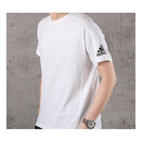 adidas Must Haves Tee Round Neck Short Sleeve White FI6142