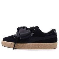 (WMNS) PUMA Suede Heart 'Safari - Black' 364083-03