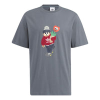 adidas Originals x Charr Morita Crossover Valentine's Day Tee 'Grey' HR3475