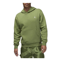 Air Jordan Brooklyn Fleece Printed Pullover Hoodie Asia Sizing 'Light Olive Green' FJ7775-340