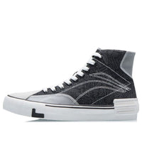 (WMNS) Li-Ning Wei Wu Canvas Hi 'Black Grey' AECR012-2