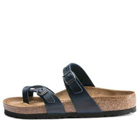 (WMNS) Birkenstock Mayari Waxy Leather Narrow Fit 'Blue' 1019727