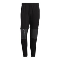 Men's adidas Voyager Detachable Pants Elastic Waistband Bundle Feet Sports Pants/Trousers/Joggers Black HE5257