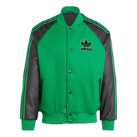 adidas Originals SST Bomber Jacket 'Green Black' HZ0696