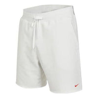 Nike Dri-FIT Fleece Gym Shorts 'White' DX0893-121